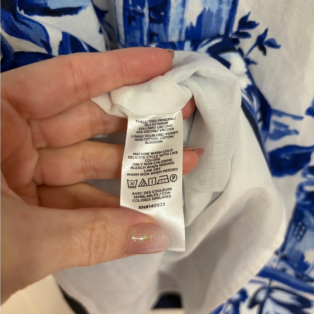 Like New LOFT Linen Blend Dress - Picture 7 of 7